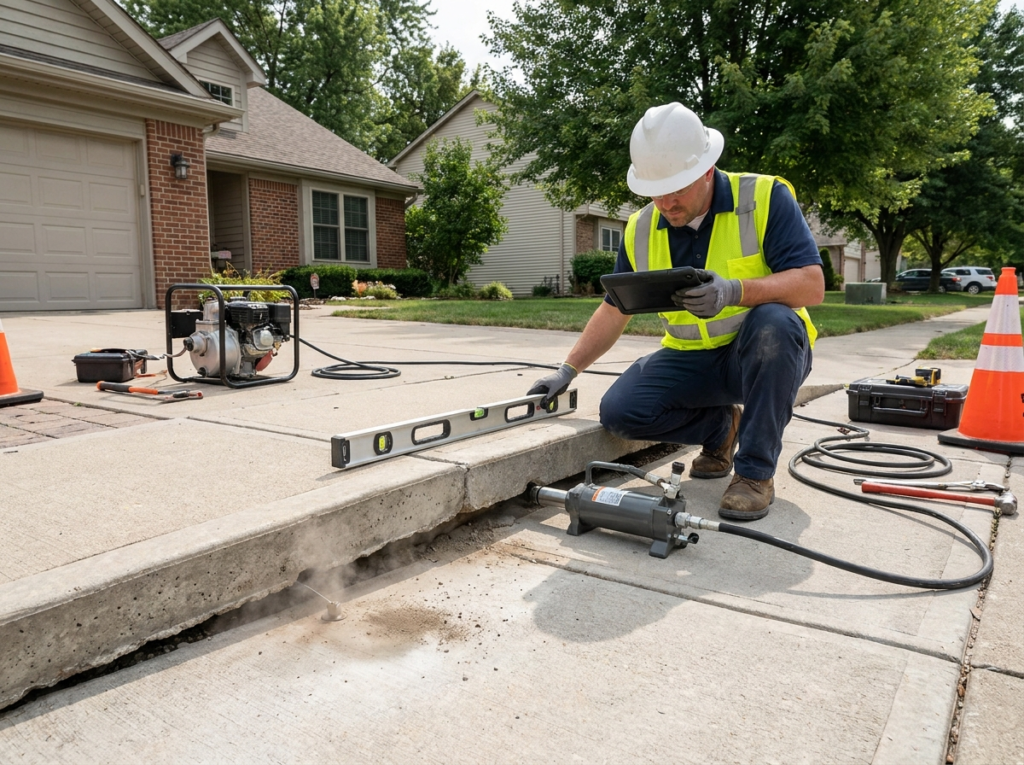 Concrete Leveling and Lifting Concrete Leveling and Lifting