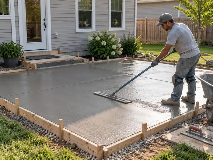 concrete patio installation columbus ohio