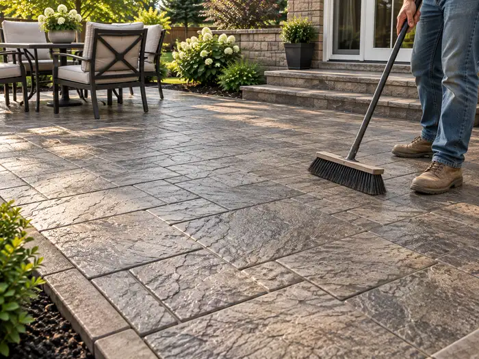 stamped concrete maintenance columbus